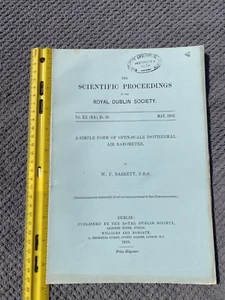 A Simple Form of Open-Scale Isothermal Air Barometer - Picture 1 of 1