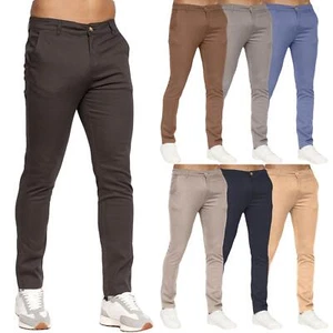 Pantalones de mezclilla CROSSHATCH para hombre elásticos chinos de diseñador informales de trabajo baratos - Imagen 1 de 74