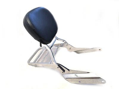 Chrome Sissy Bar Backrest & Luggage Rack for Honda Magna 750 VF750 1994-2003 - Image 1 of 4