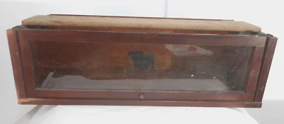 Globe Wernicke Barrister Stacking Bookcase   Section mahogany Art Mission 598 - Image 1 of 4