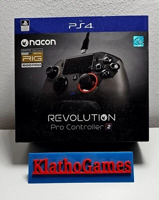 NACON - Controller Revolution Pro 2 - PS4 (con scatola originale) Grigio Y891 - Immagine 1 di 4