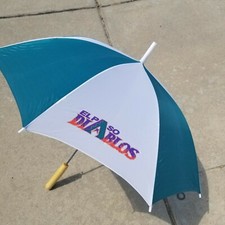 vtg El Paso Diablos minor league baseball umbrella SGA Norwest Bank ABC KVIA-TV