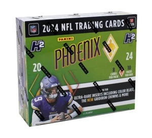 2024 PANINI PHOENIX FOOTBALL H2 CAJA TARJETAS DE REVENTÓN - Imagen 1 de 2