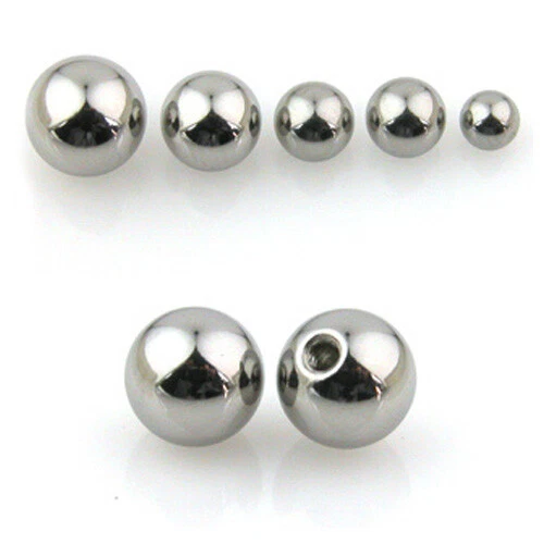 3 - 6mm Piercing Sfera Avvitabile Acciaio Inox Ricambio Chiusura 1,2/1,6mm Z343 - Immagine 1 di 1