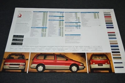 Mercury Villager 1994 especificaciones color original gran distribuidor anuncio impreso anuncio 94 Foto 1 de 2