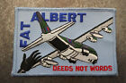 Fat Albert C-130 Hecules Aircraft Deeds Not Words Wojskowa naszywka z tkaniny Odznaka L4M