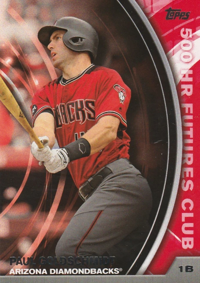 2016 TOPPS UPDATE PAUL GOLDSCHMIDT 1B ARIZONA #500-12 500 HR FUTURES CLUB SP - Image 1 of 1