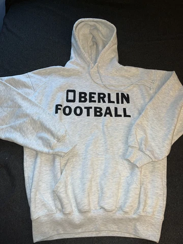 Vintage Oberlin College Ohio OBERLIN FOOTBALL Hoodie Sweatshirt Cover
