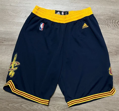 Cleveland Cavaliers NBA Adidas Basketball Gym Athletic Shorts Adult Large L Blue Cover