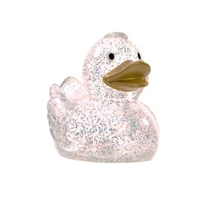 Ente glitzergold - unifarbene Enten - Quietscheente - Badeente - ca. 8 cm gross - Bild 1 von 2