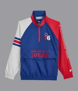 Giacca a vento Philadelphia 76ers NBA Starter da uomo con quarto di zip - Foto 1 di 13