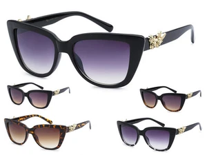 VG Eyewear Vintage Retro Womens Stylish Cat Eye Fashion Sunglasses + Soft Bag - Picture 1 of 9