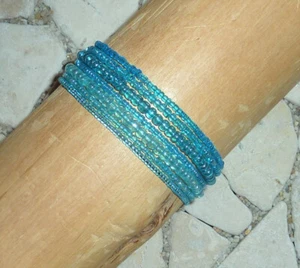 ★ DIY ★ Juego de 7 pulseras ★ azul agua ★ - Imagen 1 de 2