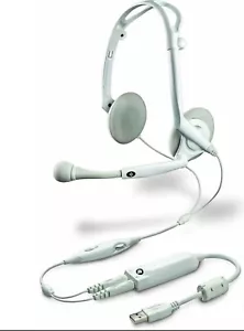 Plantronics Foldable Stereo Mac Headset Audio 85. (Analog Or Digital) - White - Picture 1 of 1