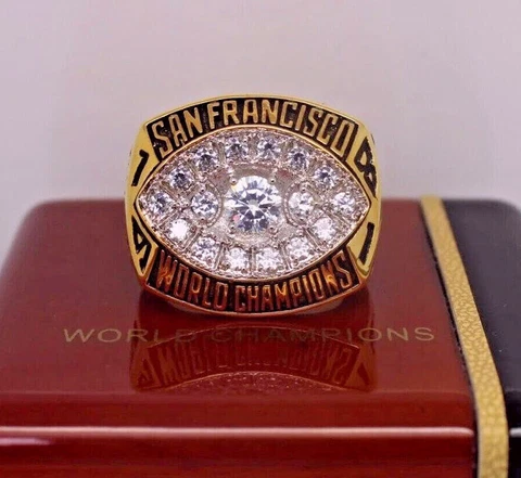1981 San Francisco 49ers Joe Montana #16 Ring Forty Niners World Champions Cover