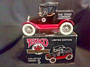 Ertl, Texaco, Die-Cast 1918 Ford Model T Runabout Fuel Tanker Bank - Neu in OVP - Bild 1 von 9