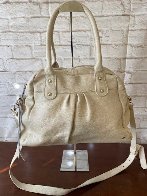 Bolso de mano de cuero Stephanie Johnson bolso de cuero marfil de Stephanie Johnson Foto 1 de 4