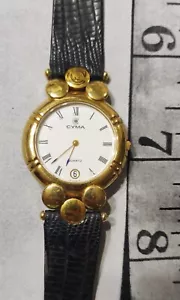 Like New Swiss Authentic Cyma / Tavannes Unisex Quartz Wristwatch - Foto 1 di 8