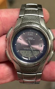 Casio Vintage Solaruhr AW-S90, MODUL 2790 mit neuer Batterie gebraucht siehe Beschreibung - Bild 1 von 9