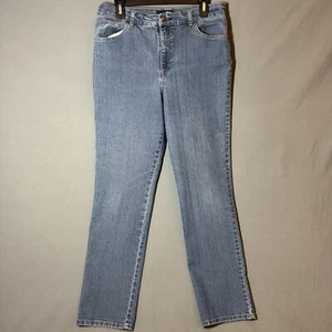 BASIC EDITIONS WOMEN'S JEANS 12 Classic Fit Y2K Western 90s Boho - Picture 1 of 7