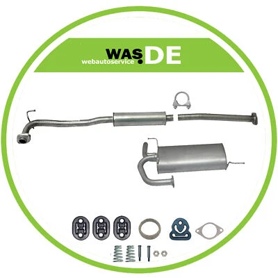 Auspuffanlage Auspuff für Nissan X-Trail (T30) 2.0 , 2.0 4x4 & 2.5 4x4 +Anbaukit