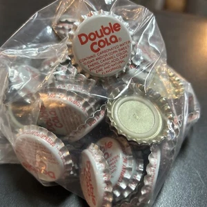 100 Double Cola Soda Pop Bottle Lids. never used. - Picture 1 of 2