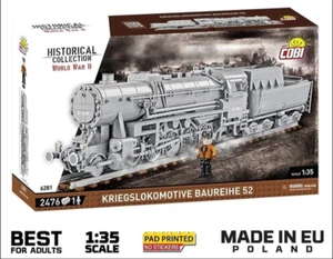 COBI 6281 Kriegslokomotive Baureihe 52  WWII 1:35  bricks blocki military model - Picture 1 of 2