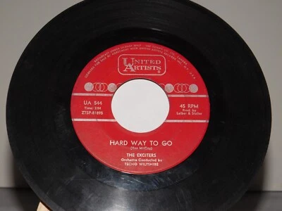 1962 Tell Him / Hard Way To Go The Exciters 45 Record United Artists UA 544  - Image 1 of 3
