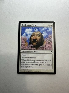 Triclopean Sight LP Lorwyn Magic The Gathering Mtg Lightly Played White Aura - Bild 1 von 2