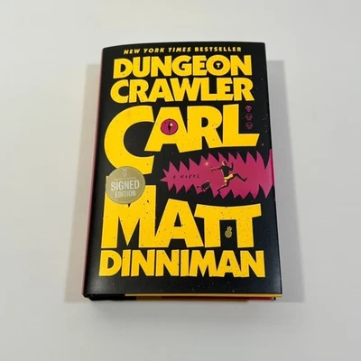 Dungeon Crawler Carl SIGNED by Matt Dinniman Hardcover Book 1st Edition - Image 1 of 4