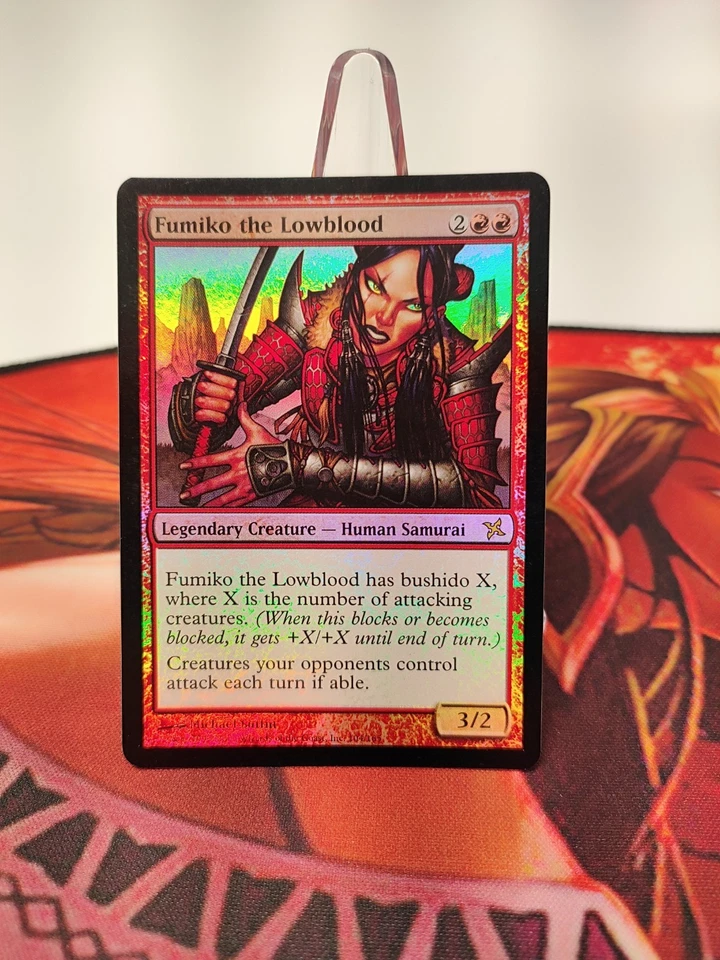 Mtg Fumiko the Lowblood Betrayers of Kamigawa Foil LP+ - Image 1 of 2