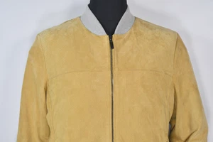 Chaqueta de cuero de gamuza de cabra Gimo para hombre talla IT 52 - Imagen 1 de 15