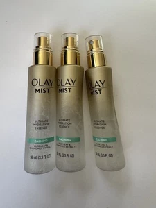 OLAY MIST Ultimate Hydration Essence Calming Aloe Leaf & Chamomile Set Of 3 NEW - Picture 1 of 2