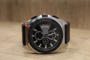 Guess U15047G1 Herren Waterpro Chronograph Schwarz Armband Uhr Neu Batt - Bild 1 von 6