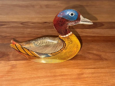 Abraham Palatnik Brazil Mid Century Lucite Acrylic Duck Op Art Sculpture 5” MINT - Image 1 of 4