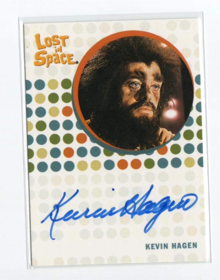 The Complete Lost in Space Fantasy World Auto Autograph Kevin Hagen The Master - Image 1 of 4