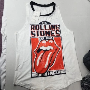 Camiseta sin mangas Darciel The Rolling Stones Hecha en Inglaterra Este 1962 Espalda Corredora para mujer - Imagen 1 de 7