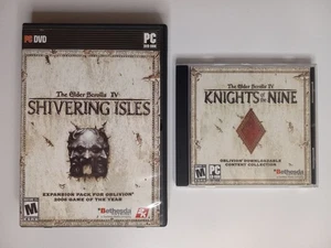 Elder Scrolls IV PC Expansion Packs: Shivering Isles w/Map & Knights of the Nine - Picture 1 of 3