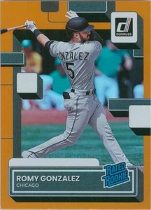 Romy Gonzalez 2022 RC Donruss Rated Rookie Orange Foil #78 Chicago White Sox - Picture 1 of 2
