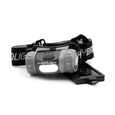 Hybridlight Solar Head Lamp Black Fast Ship - Image 1 of 4