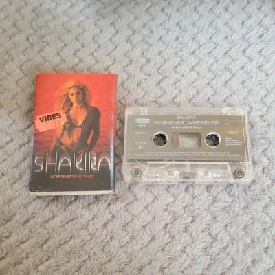 Shakira - Whenever Wherever - Used Cassette Single - Epic Foto 1 de 4