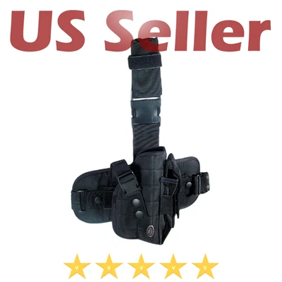 UTG Special Operations Universal Pistols Leg Holster - Gen II - Black - Image 1 of 4