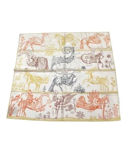 Hermes Double Face Silk Square Scarf Carre 90 Box included Multicolor - Picture 1 of 5
