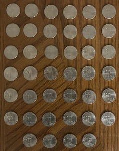 LOT OF 40 (FULL ROLL) 2024-P JEFFERSON NICKELS, LOW MINTAGE, FROM OBW ROLLS - Bild 1 von 8