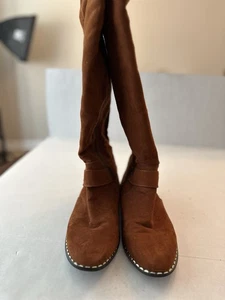 Rouge Helium Women Brown Suede Boots Size 8 - Picture 1 of 11