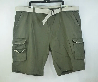 Pantalones Cortos Carga SWISS CROSS Para Hombre 48-5XL Marrón Frontal Plano Bolsillos Utilitarios Nuevos con Etiquetas Foto 1 de 4