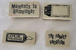 Moos Ans Gummi "Urlaub" Themenstempel, Sammelalbum, Roadtrip - Bild 1 von 3