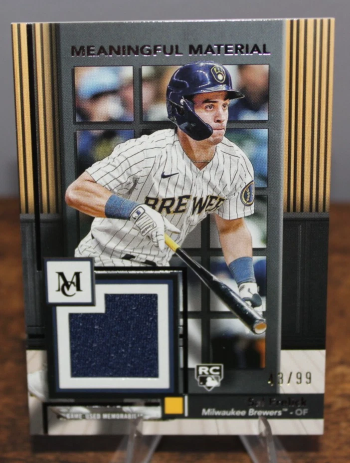 Sal Frelick 2024 Topps Museum Collection Meaningful Materials Relic /99 - Image 1 of 1