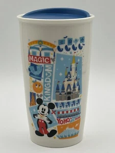 2018 Disney Parks STARBUCKS Magic Kingdom Ceramic Travel Mug Tumbler 12 Oz - Picture 1 of 11