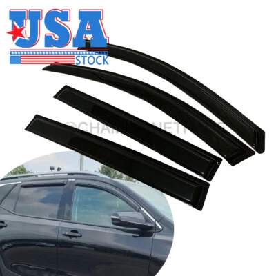 Paraseras de ventana de montaje exterior parasol protectores de lluvia para GMC Terrain 2018-2023 Foto 1 de 4